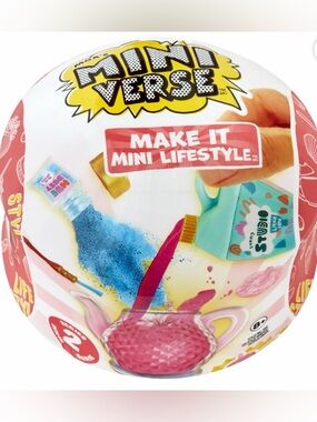 MINI VERSE Make It Mini Lifestyle Playset - Pink & Blue